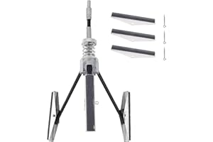 YOTOO Engine Cylinder Hone Tool Adjustable Deglazer 2"-7" Diameter with 3-Piece 4" Long Stones 220 Grit Kit