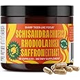 Ares Flow State - Focus, Mood & Stress Relief - Natural Dopamine, Serotonin, Cortisol Supplements for Women and Men with Schisandra Organic, Rhodiola Rosea, Saffron Extract - 60 Capsules