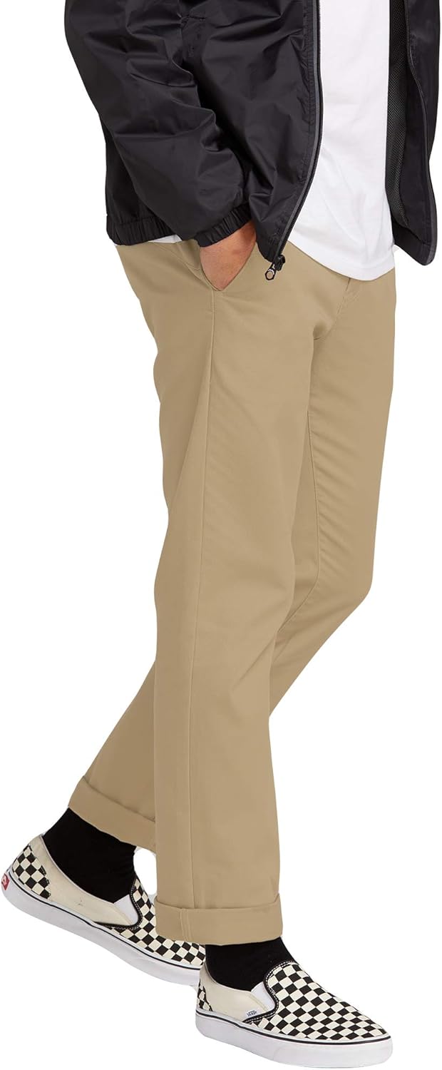 Volcom Men's Frickin Modern Fit Stretch Chino Pant: Clothing