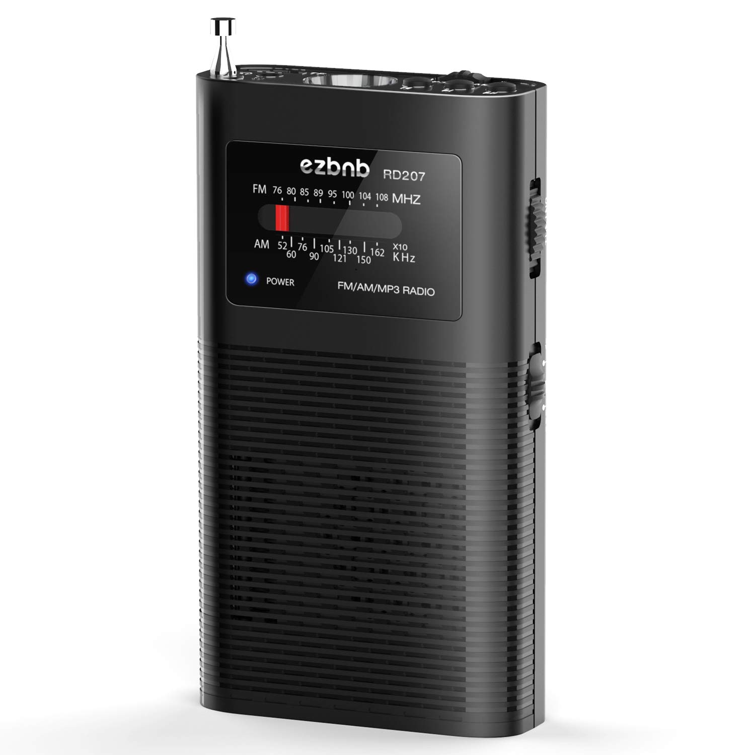 Buy Portable AM/FM Radio Ezbnb Rechargeable Transistor Radio Battery