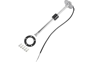 Motoforti Universal Marine Fuel Sending Unit Float Replacement Fuel Gauge Gas Tank Diesel Water Level Sender Unit Sensor, 11.5" 290mm, Anti-Corrosion, Stainless Steel, Silver Tone