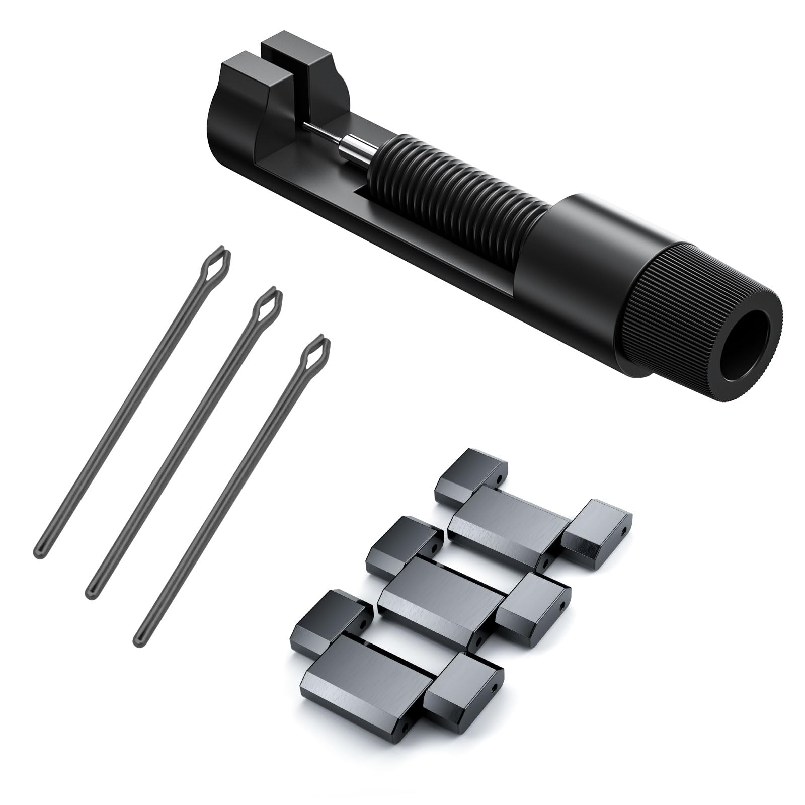 FOXBOX Grayish Blue Strap Extensions and Strap Adjuster for Smart Watch