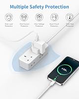 Mscien 3m Extension Lead with 3 USB Slots UK Shaver Plug Adaptor 13A Fuse view 6