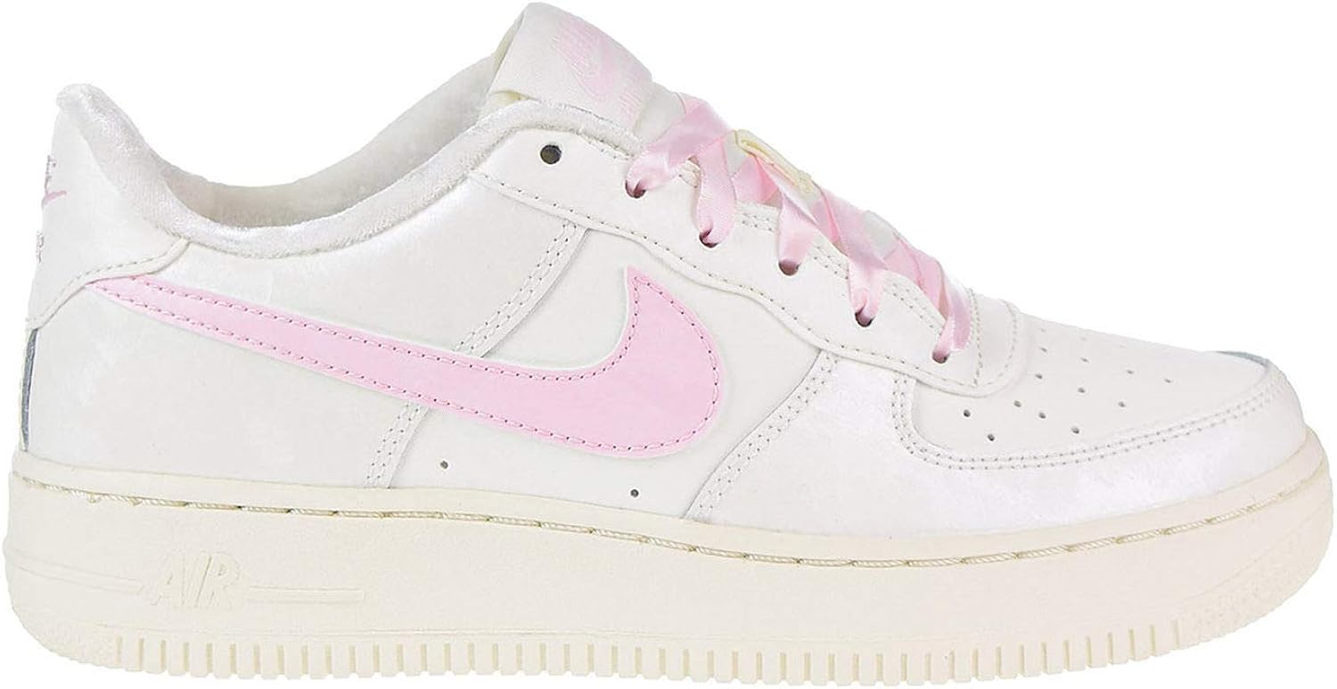 Amazon ナイキ Air Force 1 エアフォースワン Gs Sail Artic Pink Satin 130 Nike ナイキ スニーカー