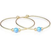Opal Hoop Earrings