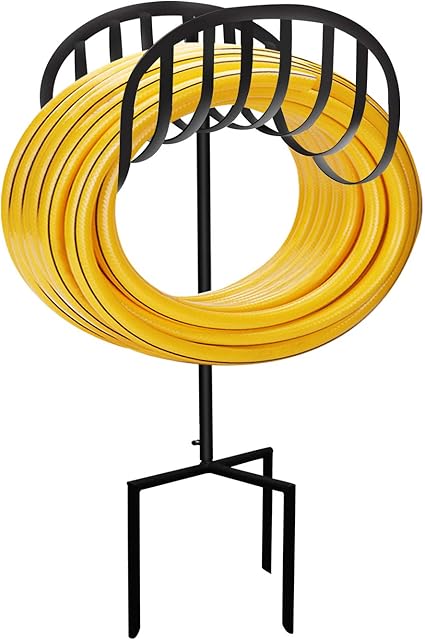 Amazon.com : Urban Deco Garden Hose Holder Metal Decorative Hose Stand