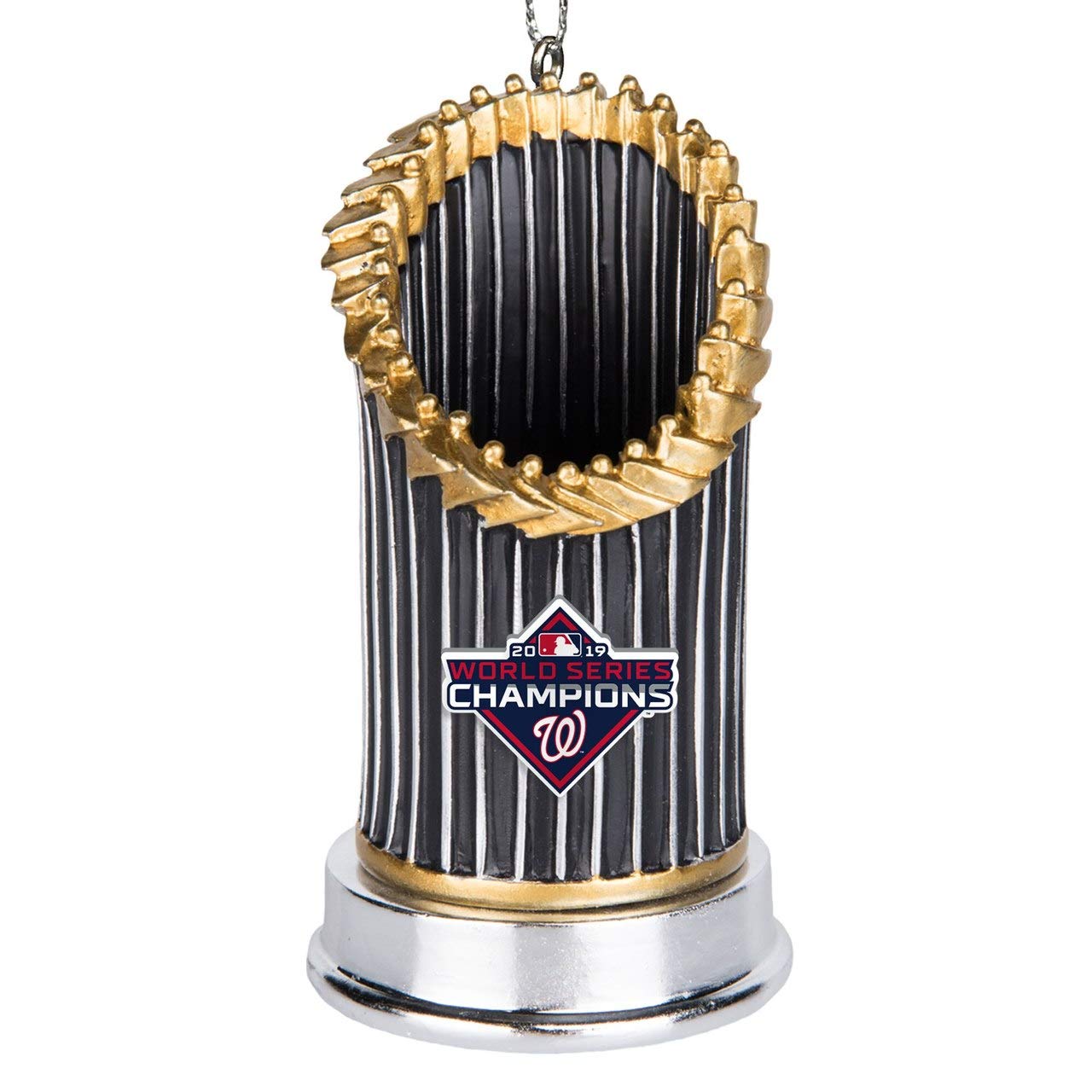 FOCO Washington Nationals 2019 World Series Champion Trophy Ornament