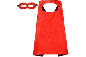 AODAI Superhero Capes for Kids Halloween Costumes and Dress up - Superhero Toys Capes 4-10 Year for boys birthday party Gifts
