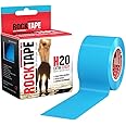 Rocktape Kinesiology Tape for Athletes - 2-Inch x 16.4-Feet, H2O Electric Blue