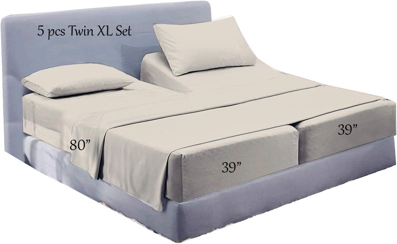 Extra Deep Pocket Sheets5 Pc Sheet Set Deep Pocket Split