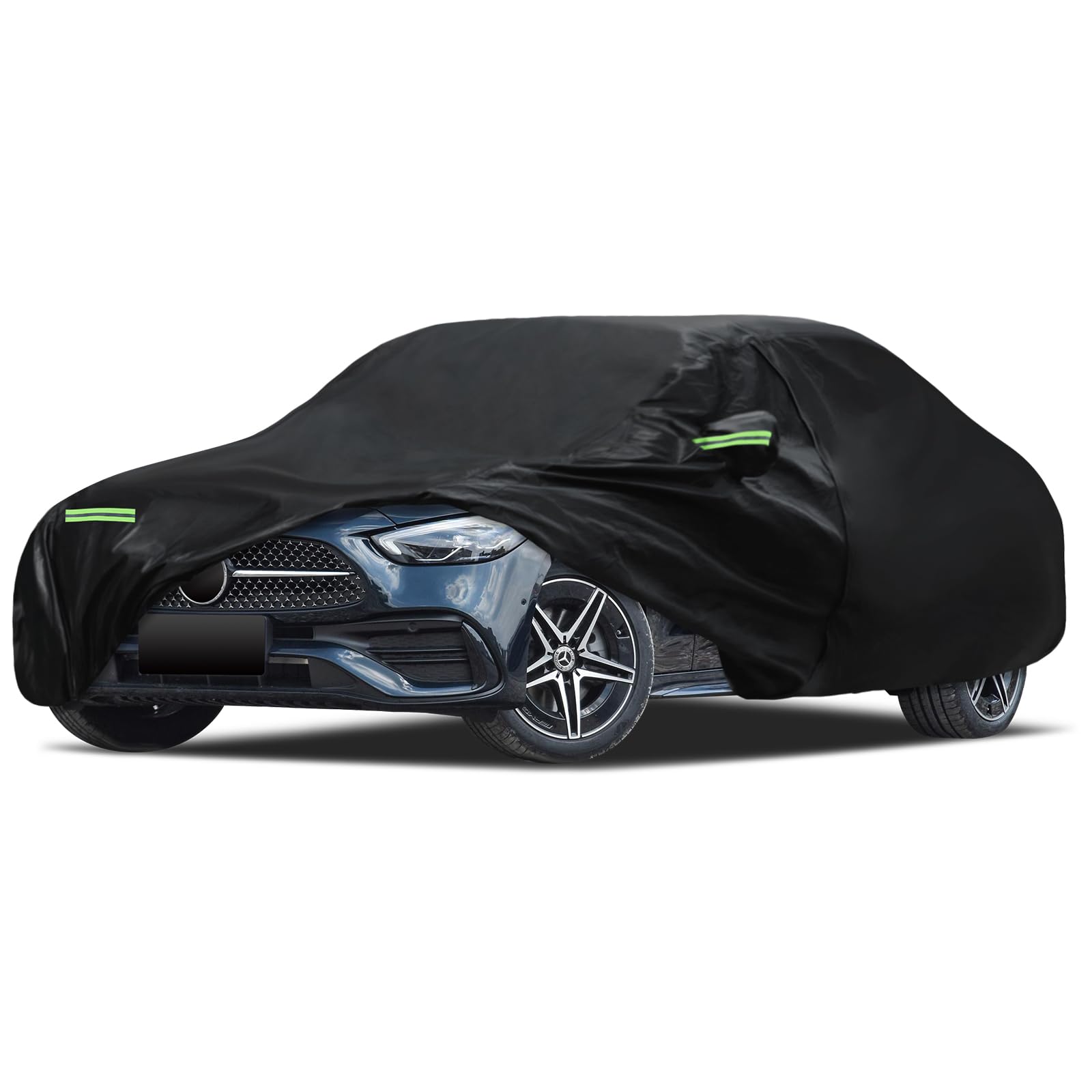 Photo 1 of Car Cover Custom Fit for 2008-2025 Mercedes Benz C-Class C300 C350 C400 C450, Migaven Waterproof Full Exterior Cover Sun Rain Protection with Door Zipper and Cotton Lining