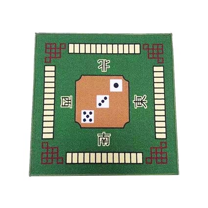 Zomsame Mahjong Spieltischdecke, quadratisch, Tischdecke, Poker, Kartenspiele, Brettspiele, Dominosteine, Mahjong-Matte für F