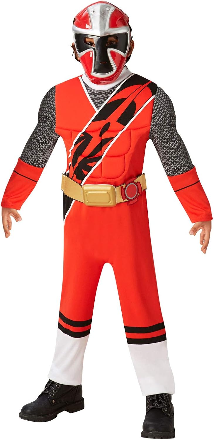 Power Rangers Costumes Amazon Rubie's Official Power Rangers, Ninja Steel Costume - Blue Ranger ...
