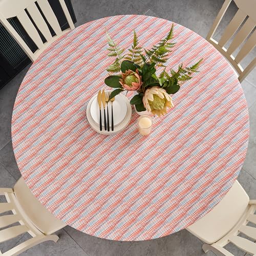 Pioggia Round Vinyl Tablecloth