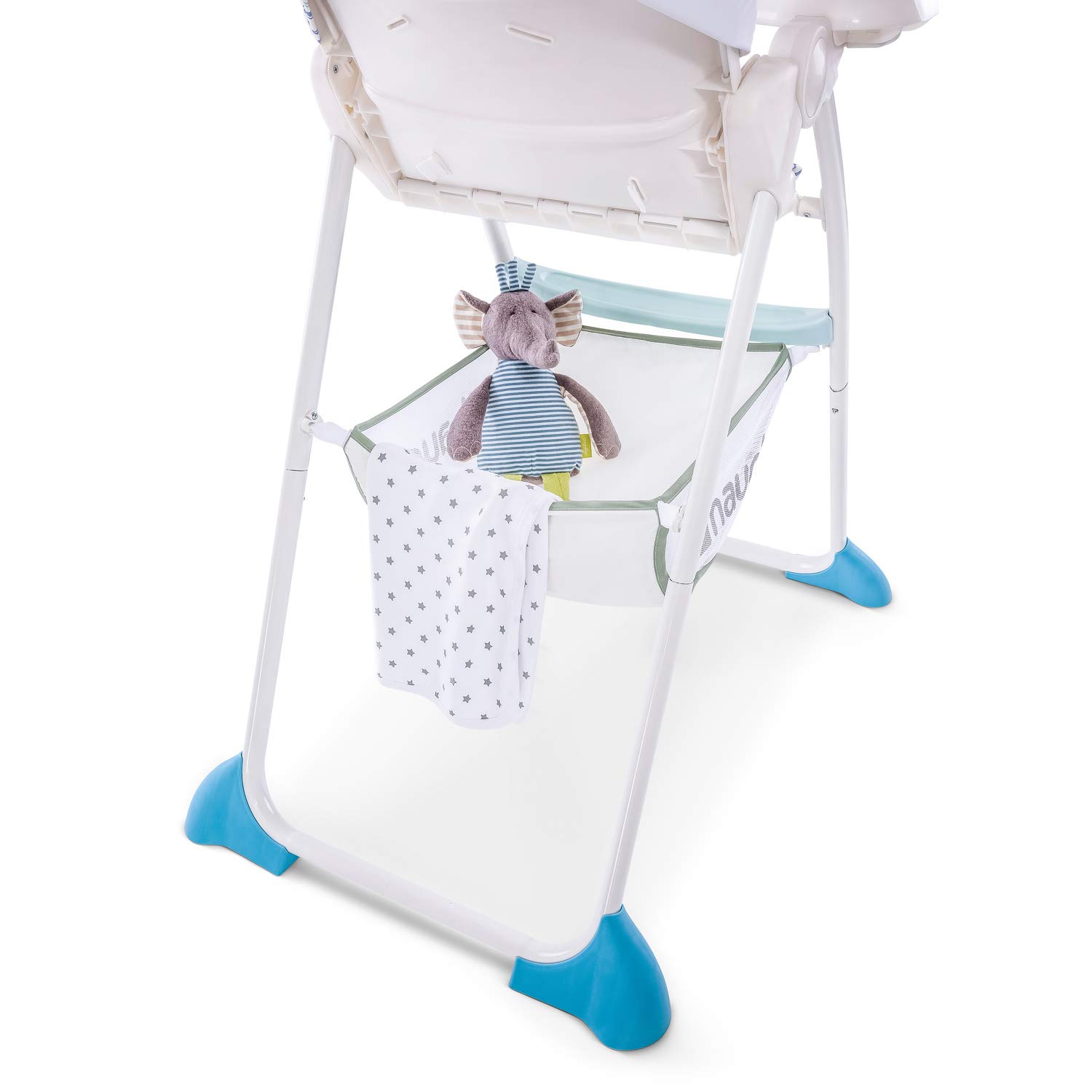 high chair with large tray