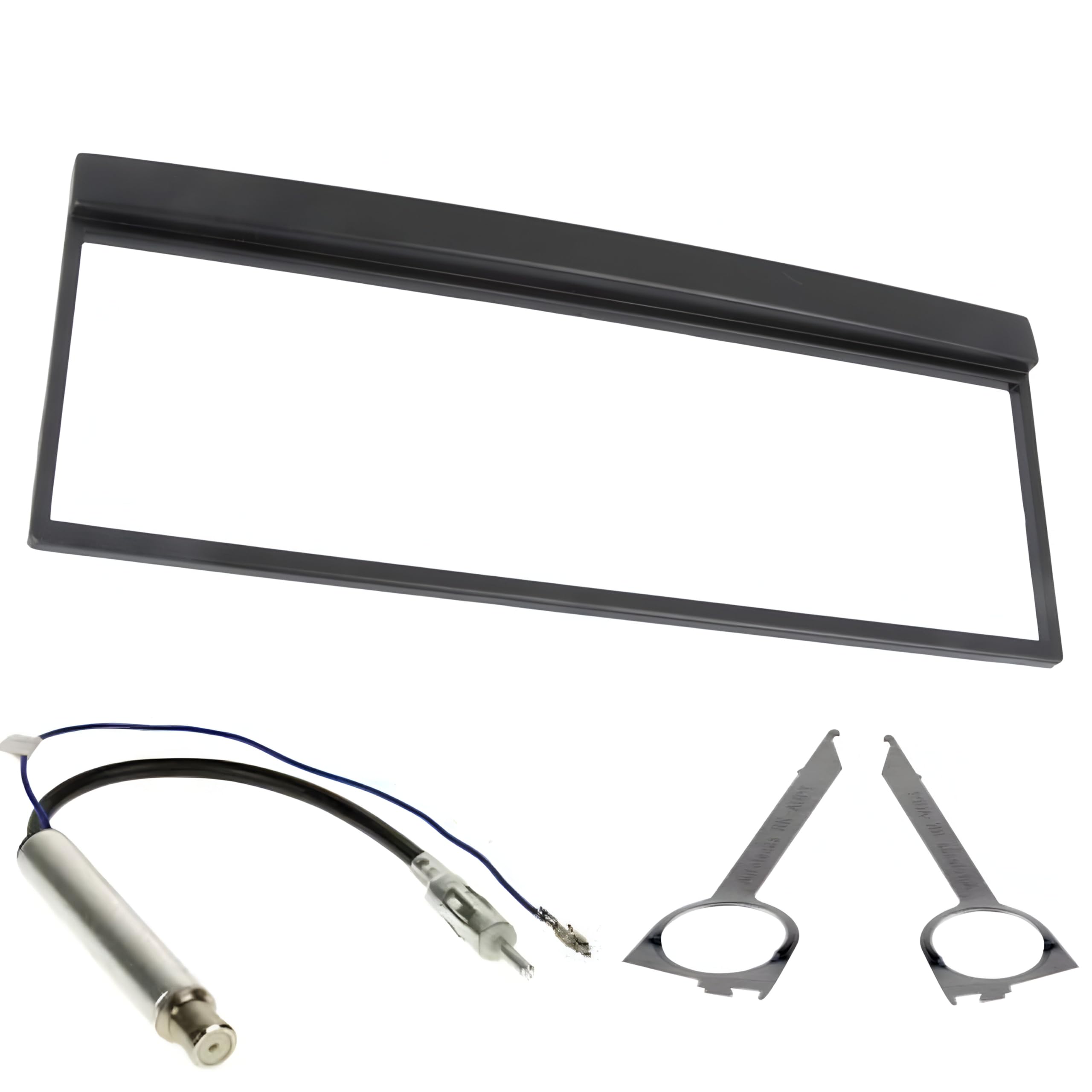 1 DIN Car stereo facia radio adapte for Skoda Fabia + antenna adapter + keys 1 din