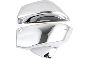 XMMT Chrome Battery Fairing Covers Side Panel Oil Tank Cover For Honda Shadow ACE Sabre 1100 VT1100C2 VT1100T Tour 1999-2008