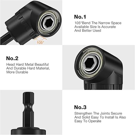 Mua Impact Grade Driver Sockets Adapter Extension Set Drill Bit 3Pcs 1/ ...