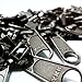 YKK Vislon Reversible Pull Slider Zipper Repair Kit Replacement 5 10 Per Pack, Size 5, Black