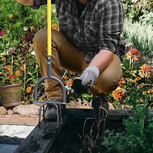 Jardineer Hand Tiller Garden Claw, Garden Twist Tiller Heavy Duty