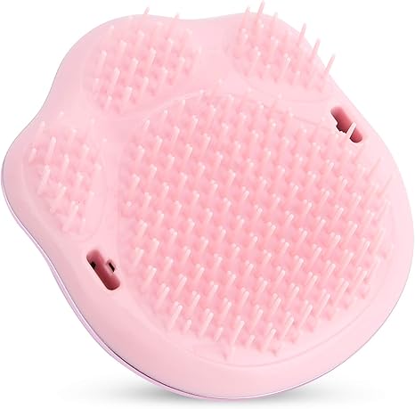 Amazon Co Jp 頭皮マッサージくし プラスチック製のかわいいヘアケアくし 女の子の女性のための猫の足の形 Diy 工具 ガーデン