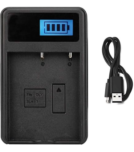 PATONA PROTECT 2x Batteria BLH-1 2400mAh Per Olympus OM-D E-M1 Mark II/III/E-M1X – Custodia Ignifuga V1