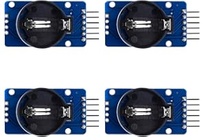 YELUFT DS3231 AT24C32 RTC Module, High Precision Clock Module IIC Module Storage Module for Arduino, Raspberry Pi - 4PCS