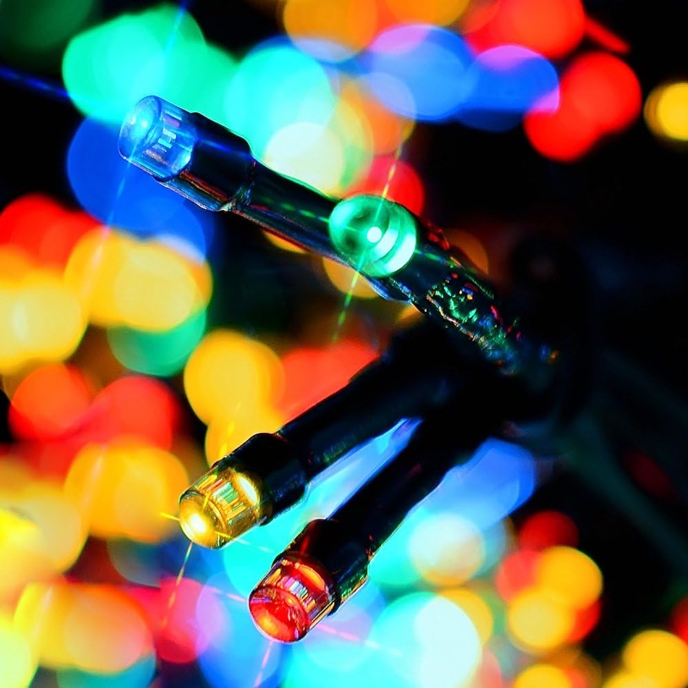 KEEDA 100 LEDs Waterproof Solar String Fairy Lights 17 Meters for Christmas Decoration, Xmas, Party,Wedding (Multi) - Image 5