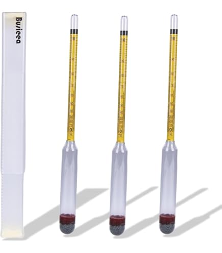2 Pezzi 0-100Vol% di idrometro Alcoholmeter Tester Set