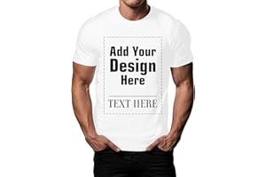 AOLP Custom T Shirt with Front Back, Personalized Shirt with Photo Text Design, Custom Shirt for Men Women Adults