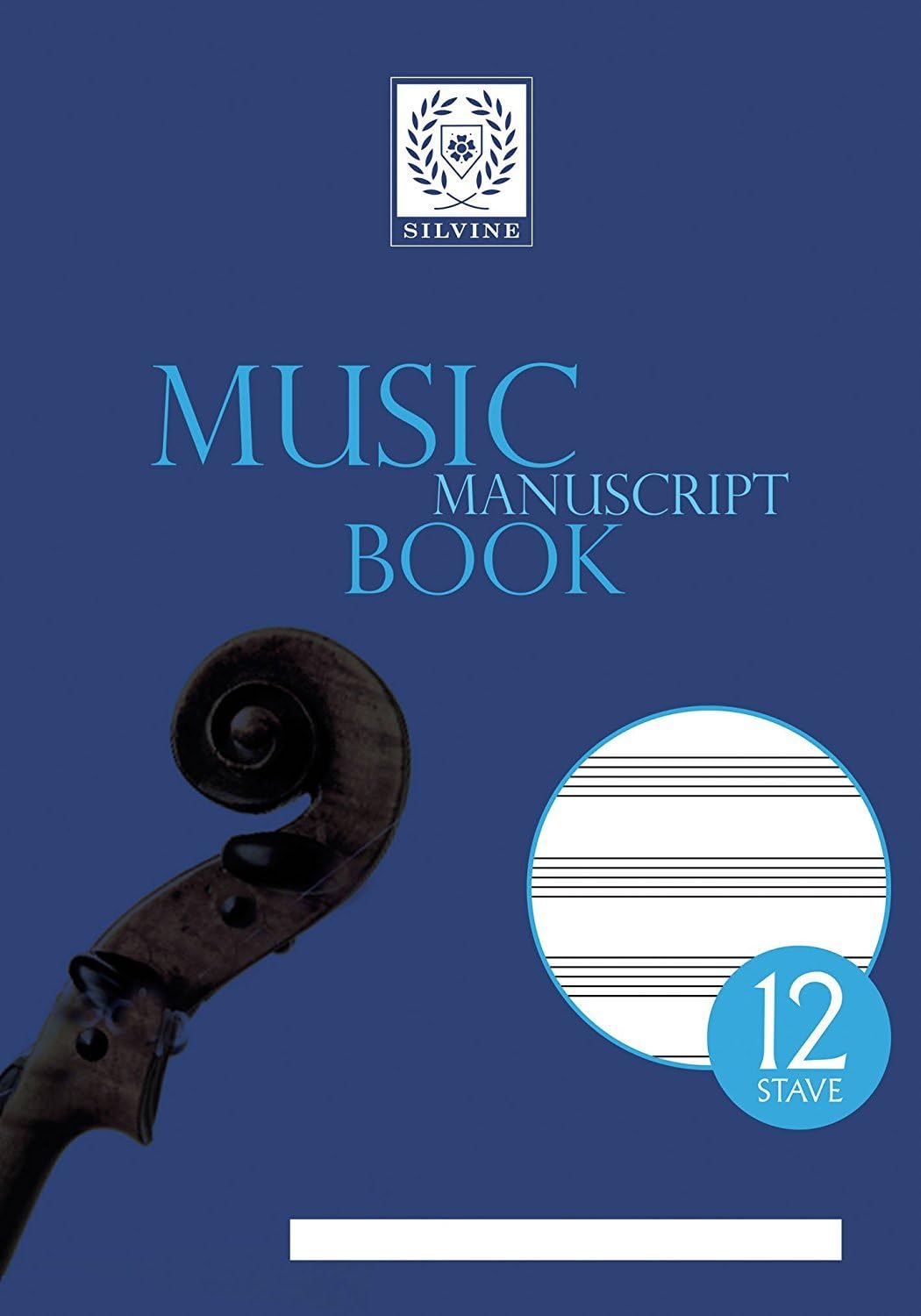 Silvine Manuscript Book A4 12 Stave 24 Pages 12 Sheets