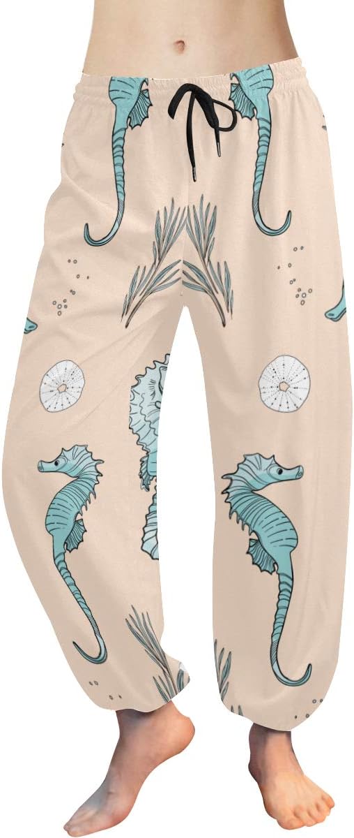 JGYJF Pantalones de Yoga para Mujeres Caballitos de mar Coloridos
