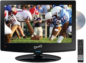 Supersonic SC-1512 15.6" 720p LED TV/DVD Combination, AC/DC Compatible with RV/Boat
