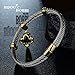 BIJOUX BOBBI [Luxury Packaging Premier Birthstones Beautiful Twisted Cable Bangles - June - A4996BKL
