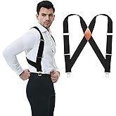 JTCMOJS Suspenders for Men Heavy Duty Belt