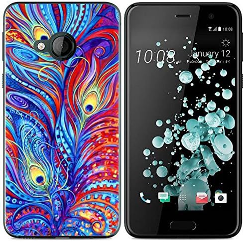 Yrlehoo For HTC U Play, Soft Silicone Case for HTC U Play Case Cover Etui Protect Backcase Protection, feather