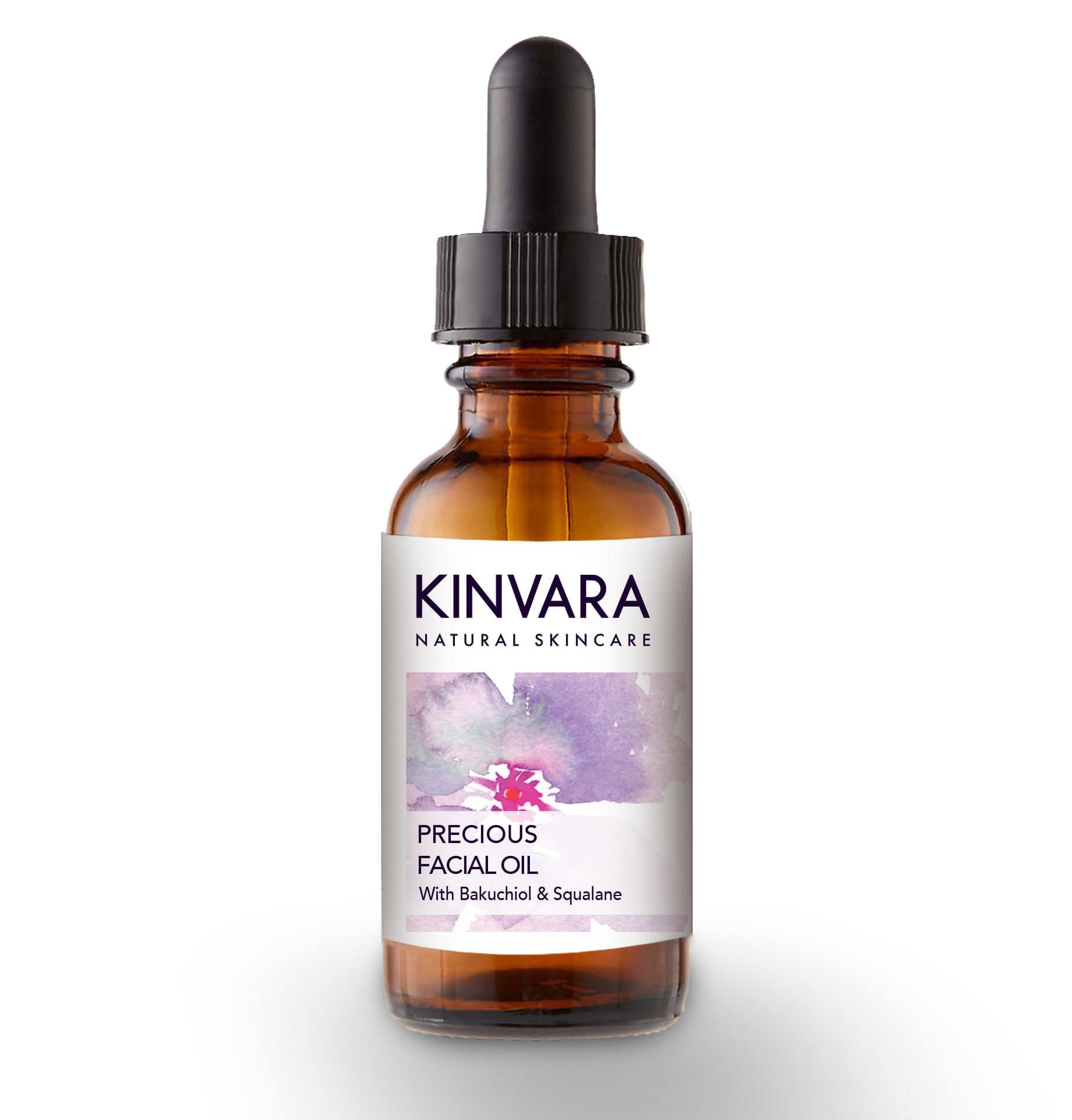 Anti Ageing, Toning & Firming Skin Treatment| Kinvara Precious Facial Oil | Organic Face Serum with Lavender & Vitamin E | Plant Based Retinol with Squalane | All & Dry Skin - 30ml