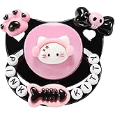 CutiePlusU Adult Sized Pacifier Dummy for Adult DIY Handmade Adult Pacifiers- Pink Kitten