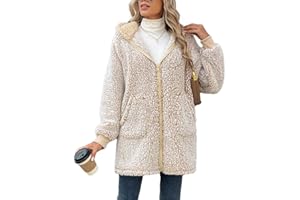 Nartaseri Zip Up Hoodie for Women Trendy Fleece Fall Winter Coats Sherpa Casual Jacket