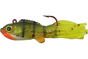NORTHLAND TACKLE SLURPIES Small Fry / 2" / 1/16 OZ - #4 HK / 4 Pack/Perch