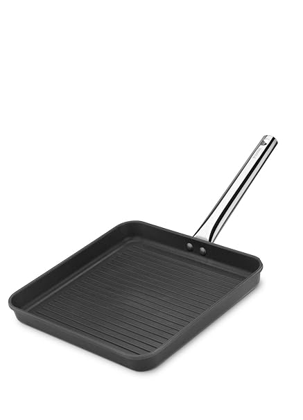 Pujadas Asador Grill de fundición, de Aluminio, Mango de Acero Inoxidable, 28 x