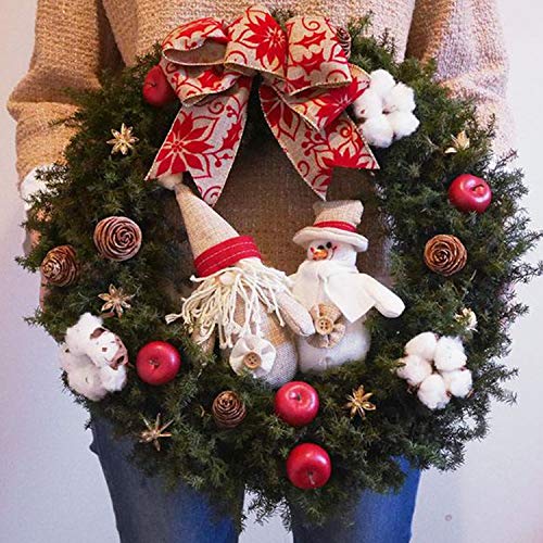 STS Flat Wire Rings Wire Wreath Frame Wire Wreath Making Rings for New Year Valentines Decoration (3, 10 inch)