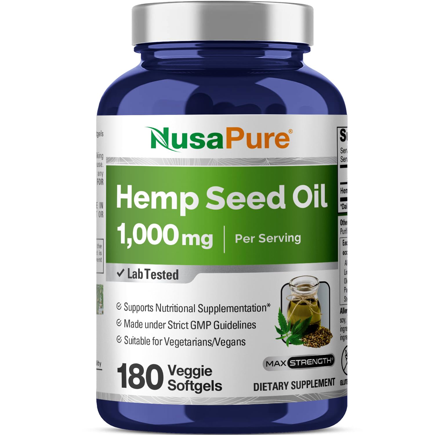 Hemp Seed Oil 1000 mg