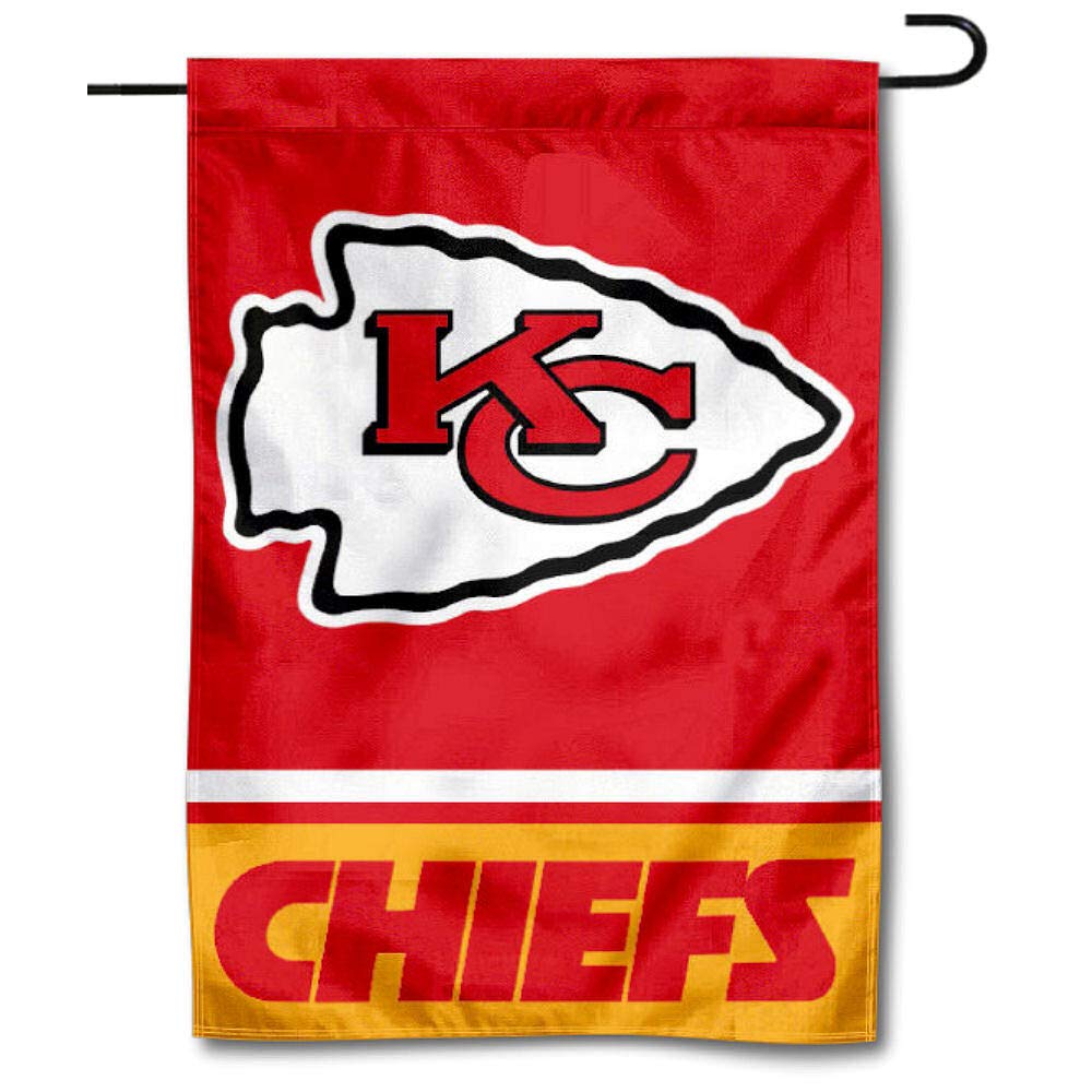WinCraft Kansas City Chiefs Double Sided Garden Flag Patio, Lawn