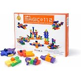 CUBLO MAGIC112 Magnetic Blocks, 112PCS STEM Building Toy for Kids 4+ | 112 Magnetic Blocks in 7 Colors | STEM Building Toy | Encourages Creativity &amp; Problem-Solving | Made in Korea | Ages 4+