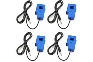 SazkJere 4PCS SCT-013-030 30A Non-invasive Split Core Current Transformer Sensor SCT013 (30A 1V)