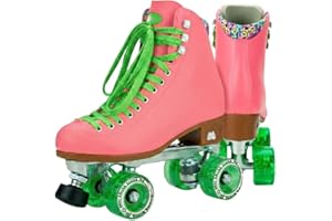 Moxi Beach Bunny Roller Skates for Women - Colorful, Precision-Fit Skate with High-Rebound Wheels, Moisture-Wicking Lining & 