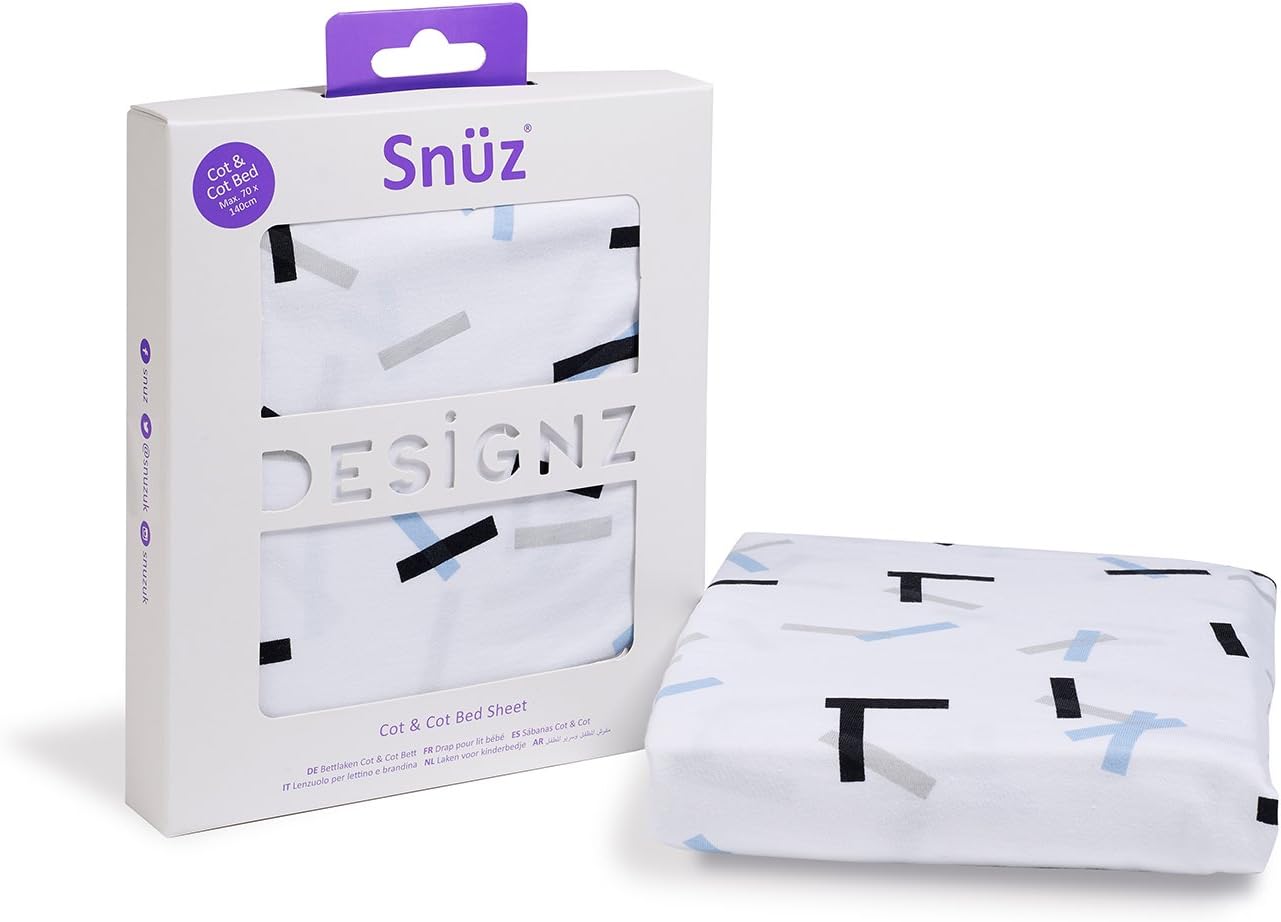 snuz cot bed sheets