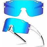 PITFEROCE Sports Polarized Sunglasses Men Women UV400 Protection Baseball Glasses Running Sunglasses for Cycling Softball