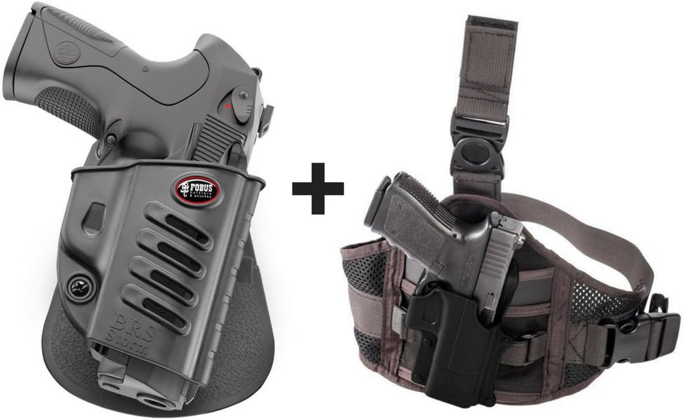Fobus BRS Paddle Passive Retention Holster Baikal MP-446 + EXND Thigh Rig Platform